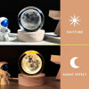 Umi 3D Universe Crystal Ball Night Lamp,Galaxy Crystal Ball Night Light, USB Table LED Wooden Crystal Ball for Boys and Girls, Home Office Decoration, Birthday Gift Adults (Galaxy)