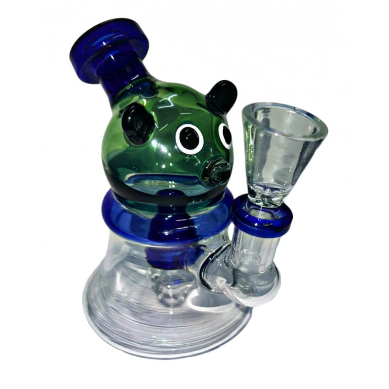 Newzenx Micky Mouse Glass Bong 5 Inch for Oil/Honey/Meth/Weed
