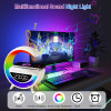 Smart G-Shape Google LED Table Lamp | 4-in-1 Bluetooth Speaker Wireless Charger | Bedside Lamp with Clock & Color Changing Sound Smart G-Shape Google LED Table Lamp | 4-in-1 BT Speaker Wireless Charger with Clock