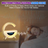 Smart G-Shape Google LED Table Lamp | 4-in-1 Bluetooth Speaker Wireless Charger | Bedside Lamp with Clock & Color Changing Sound Smart G-Shape Google LED Table Lamp | 4-in-1 BT Speaker Wireless Charger with Clock