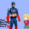 Marvel Avengers Action Figure 8 Inches | Caption America Toys for Kids Ages 3 and Up