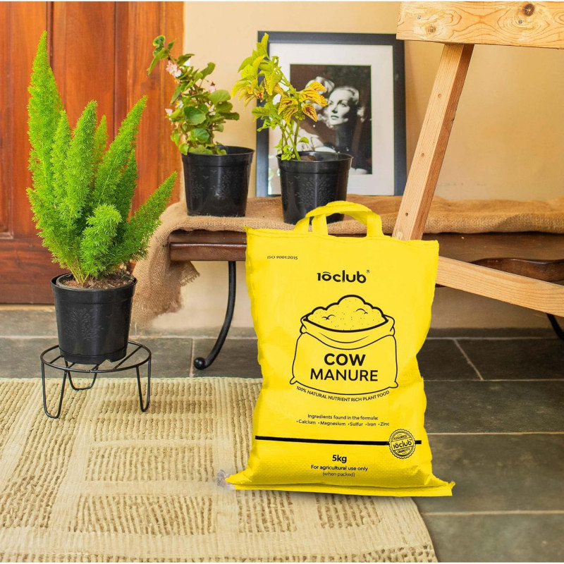 Cow Dung Manure for Home Garden | Odourless Compost - 5kg
