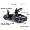 Lamborghini Die-cast Metal Car Toy | Openable Doors, Sound & Light
