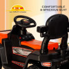 Electric Jeep | Rechargeable Car | Bluetooth & USB Music - Orange