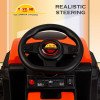 Electric Jeep | Rechargeable Car | Bluetooth & USB Music - Orange