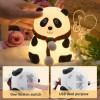 Sleeping Panda Night Light Touch Silicone Lamp | Rechargeable LED Bedside Animal for Children's Bedroom