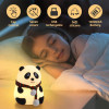 Sleeping Panda Night Light Touch Silicone Lamp | Rechargeable LED Bedside Animal for Children's Bedroom