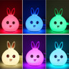 Sleeping Panda Night Light Touch Silicone Lamp | Rechargeable LED Bedside Animal for Children's Bedroom