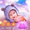 Sleeping Panda Night Light Touch Silicone Lamp | Rechargeable LED Bedside Animal for Children's Bedroom