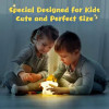 Sleeping Panda Night Light Touch Silicone Lamp | Rechargeable LED Bedside Animal for Children's Bedroom