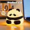 Sleeping Panda Night Light Touch Silicone Lamp | Rechargeable LED Bedside Animal for Children's Bedroom