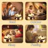 Sleeping Panda Night Light Touch Silicone Lamp | Rechargeable LED Bedside Animal for Children's Bedroom