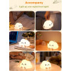 Sleeping Panda Night Light Touch Silicone Lamp | Rechargeable LED Bedside Animal for Children's Bedroom