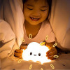 Sleeping Panda Night Light Touch Silicone Lamp | Rechargeable LED Bedside Animal for Children's Bedroom