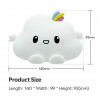 Sleeping Panda Night Light Touch Silicone Lamp | Rechargeable LED Bedside Animal for Children's Bedroom