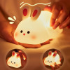 Sleeping Panda Night Light Touch Silicone Lamp | Rechargeable LED Bedside Animal for Children's Bedroom