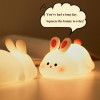 Sleeping Panda Night Light Touch Silicone Lamp | Rechargeable LED Bedside Animal for Children's Bedroom