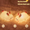 Sleeping Panda Night Light Touch Silicone Lamp | Rechargeable LED Bedside Animal for Children's Bedroom