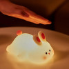 Sleeping Panda Night Light Touch Silicone Lamp | Rechargeable LED Bedside Animal for Children's Bedroom