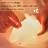Sleeping Panda Night Light Touch Silicone Lamp | Rechargeable LED Bedside Animal for Children's Bedroom