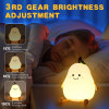 Sleeping Panda Night Light Touch Silicone Lamp | Rechargeable LED Bedside Animal for Children's Bedroom