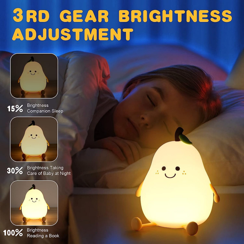 Sleeping Panda Night Light Touch Silicone Lamp | Rechargeable LED Bedside Animal for Children's Bedroom Sleeping Panda Night Light Touch Silicone Lamp | Rechargeable LED Bedside Animal for Children's Bedroom
