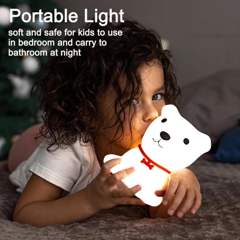 Sleeping Panda Night Light Touch Silicone Lamp | Rechargeable LED Bedside Animal for Children's Bedroom Sleeping Panda Night Light Touch Silicone Lamp | Rechargeable LED Bedside Animal for Children's Bedroom