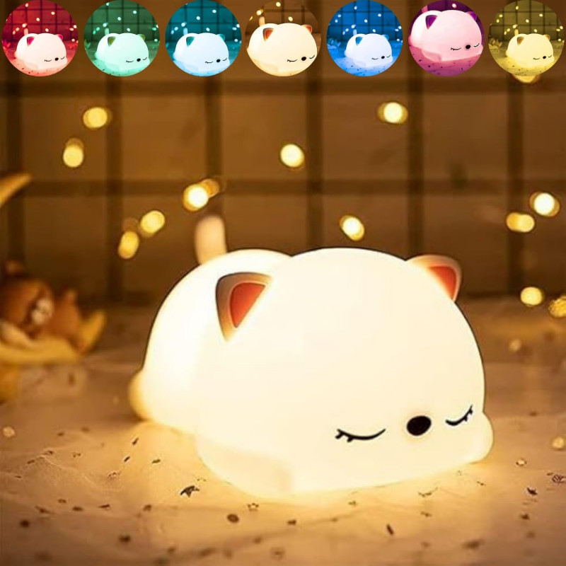 Sleeping Panda Night Light Touch Silicone Lamp | Rechargeable LED Bedside Animal for Children's Bedroom Sleeping Panda Night Light Touch Silicone Lamp | Rechargeable LED Bedside Animal for Children's Bedroom
