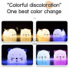 Sleeping Panda Night Light Touch Silicone Lamp | Rechargeable LED Bedside Animal for Children's Bedroom