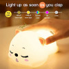 Sleeping Panda Night Light Touch Silicone Lamp | Rechargeable LED Bedside Animal for Children's Bedroom