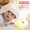 Sleeping Panda Night Light Touch Silicone Lamp | Rechargeable LED Bedside Animal for Children's Bedroom
