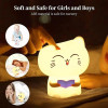 Sleeping Panda Night Light Touch Silicone Lamp | Rechargeable LED Bedside Animal for Children's Bedroom