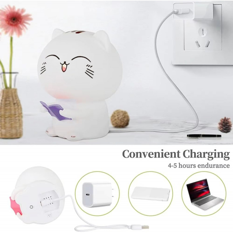 Sleeping Panda Night Light Touch Silicone Lamp | Rechargeable LED Bedside Animal for Children's Bedroom Sleeping Panda Night Light Touch Silicone Lamp | Rechargeable LED Bedside Animal for Children's Bedroom