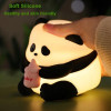 Sleeping Panda Night Light Touch Silicone Lamp | Rechargeable LED Bedside Animal for Children's Bedroom