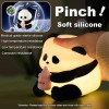 Sleeping Panda Night Light Touch Silicone Lamp | Rechargeable LED Bedside Animal for Children's Bedroom