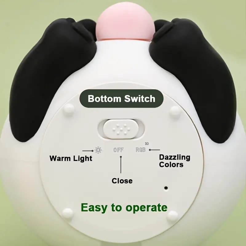 Sleeping Panda Night Light Touch Silicone Lamp | Rechargeable LED Bedside Animal for Children's Bedroom Sleeping Panda Night Light Touch Silicone Lamp | Rechargeable LED Bedside Animal for Children's Bedroom