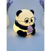 Sleeping Panda Night Light Touch Silicone Lamp | Rechargeable LED Bedside Animal for Children's Bedroom