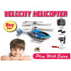Velocity Flying Helicopter with Remote Control, Infrared Sensors, Unbreakable Blades & Light | 2D/2.5D Transmitter Chargeable Toy for Kids