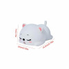 Rechargeable Silicone Cat Night Light for Kids | Tap & Touch Color-Changing LED Lamp | Room Decor for Toddlers, Teens