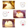 Rechargeable Silicone Cat Night Light for Kids | Tap & Touch Color-Changing LED Lamp | Room Decor for Toddlers, Teens
