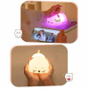 Rechargeable Silicone Cat Night Light for Kids | Tap & Touch Color-Changing LED Lamp | Room Decor for Toddlers, Teens