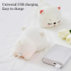 Rechargeable Silicone Cat Night Light for Kids | Tap & Touch Color-Changing LED Lamp | Room Decor for Toddlers, Teens