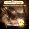 Silicone Duck Night Light Lamp | Rechargeable Touch LED Bedside Lamp for Kids | Color Changing | Babies Room Decor Gift