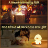 Silicone Duck Night Light Lamp | Rechargeable Touch LED Bedside Lamp for Kids | Color Changing | Babies Room Decor Gift