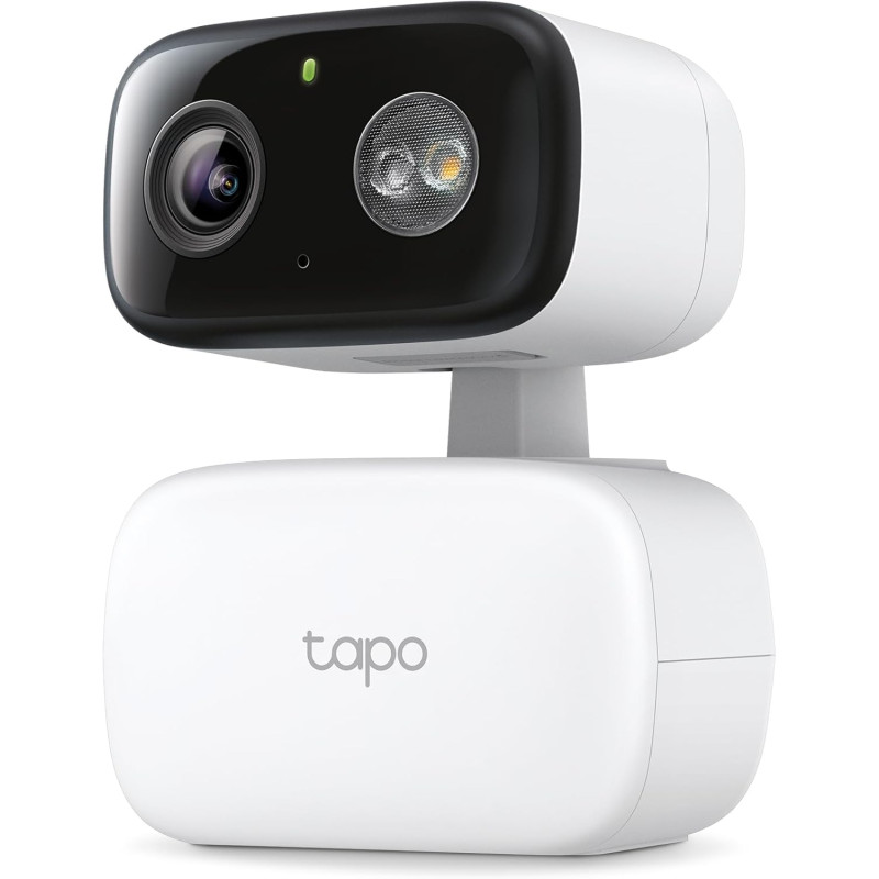 TP-Link Tapo C206 HybridCam 360 degree 1080p Pan/Tilt Security Camera | Indoor/Outdoor Surveillance with Alexa | Free Person/Baby Cry Detect & Motion Track | Color Night Vision, SD/Cloud Storage