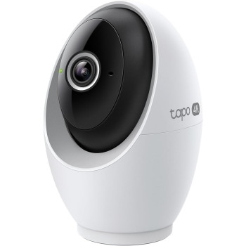 TP-Link Tapo C260 4K Pan/Tilt Indoor Wired Security Camera | 360 degree AI Motion Tracking | Baby Monitor CCTV, Pet\Person Detection | Face Recognition | Supports SD Card