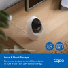 TP-Link Tapo C260 4K Pan/Tilt Indoor Wired Security Camera | 360 degree AI Motion Tracking | Baby Monitor CCTV, Pet\Person Detection | Face Recognition | Supports SD Card