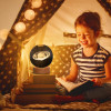 KMJSA |3D Galaxy Crystal Ball Night Lamp|Creative Engraved Night Light|USB Power LED Wooden Base Crystal for Home Decoration Birthday Gift for Teens|Boys, Girls(Warm White) (Saturn-1)