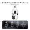 Smars Dual Lens HD WiFi Bulb Holder Camera 5+5 MP Combo | Motion Alert