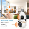 Smars Dual Lens HD WiFi Bulb Holder Camera 5+5 MP Combo | Motion Alert